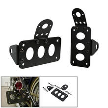 Motorcycle License Plate Holder Mount Tail Bracket For Harley Bobber Chopper 2024 - buy cheap