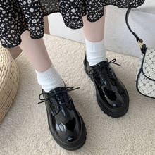 Женские туфли на толстой подошве, с круглым носком 2024 - купить недорого