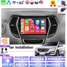 Car Radio Multimedia Video Player Navigation GPS For Hyundai IX45 Santa Fe 2013 2014 2015 2016 2017 Android 2G+32G 2024 - buy cheap