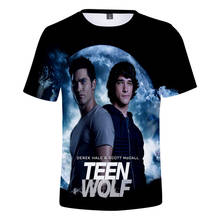 Teen Wolf t shirt 3d printed t-shirt men women boys girls summer fashion tshirt fashion harajuku Tee shirt 2024 - buy cheap