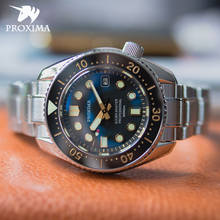 Proxima SBDX001 подводные часы 300 м сапфировое стекло NH35 автоматические механические часы Сталь цельный корпус для дайвинга Для мужчин, мужские часы 2024 - купить недорого