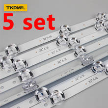 5 set tira de LED para iluminación trasera para LG 32 "TV innotek drt 3,0 32 drt3.0 WOOREE A/B UNI, 32MB27VQ 32LB5610 32LB552B 32LF5610 lg 32lf560 2024 - compra barato