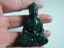 free Shipping Manual sculpture old jade in ancient China.Buddha statue/ 2024 - buy cheap