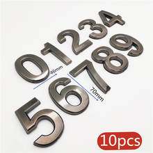 Number Door Plate House Number Sticker Label Self Adhesive Number Sign for Apartment Hotel Office Room Address 0PCS 7CM Glossy 2024 - buy cheap
