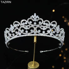 Tiaras de circonia cúbica para novia y mujer, accesorios para el cabello, joyería de Reina, tocados de fiesta, los mejores regalos, 2021 2024 - compra barato