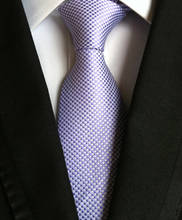 8cm Men's Woven Necktie High Quality Man Purple Ties 2024 - buy cheap
