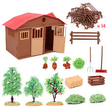 Action Figures Zoo Farm House Model Farmer Cow Duck Poultry Animals Set Figurine Miniature Lovely Educational For Kids Toys Gift 2024 - buy cheap