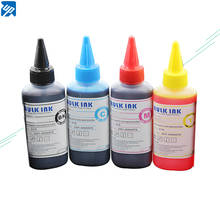 4 x 100ml  UV dye ink refill ink for hp 121 XL for hp121 Deskjet D2563 F4283 F2423 F2483 F2493 F4213 F4275 F4283 F4583 2024 - buy cheap