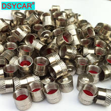 DSYCAR 4Pcs/Lot Car Tire Valve Stems Cap Knurling Style Tire Valve Cap Aluminum Tire Wheel Stem Air Valve Caps Dustproof Caps 2024 - buy cheap