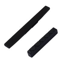 1 Set Ebony Slotted 6 String Guitar Saddle Nut for Classical Guitar DIY Parts Black 2024 - buy cheap
