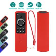 Silicone Practical Protective Case Anti Slip Lattice Design Durable Remote Control Shockproof Cover For Fire TV Stick 2nd Gen 4K 2024 - buy cheap