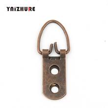 YNIZHURE 4pcs 20*50mm Universal Strong Solid 2 hole screw Red bronze  Rings Decor Picture Frames Hanger Hooks 2024 - buy cheap