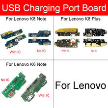USB Charging Port Board For Lenovo K6 K8 Note Plus Charger Dock Plug Connector With Flex Ribbon Cable Replacement Repair Parts 2024 - buy cheap