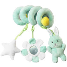 1pcs Baby Rattle Toy Elephant Rabbit Soft Baby Bed Hanging Toy Spiral Activity Rabbit Round The Bed Baby Educational Rattles Toy 2024 - buy cheap