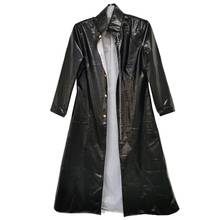 2020 JoJo's Bizarre Adventure Jotaro Kujo Cosplay Costume Anime Black Coat Jacket Halloween Party Outfits Only Overcoat 2024 - buy cheap