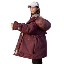 Chaqueta de algodón con bolsillo grande para mujer, abrigo cálido a prueba de viento, gruesa, con capucha, acolchado de algodón, A2899, invierno, 2019 2024 - compra barato