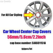 Wholesale Price 100PCS ABS Wheel Center Cap Wheel Hub Cap 56MM 5.6CM 2.2INCH Car Styling Emblem for toyota kia mazda honda bmw 2024 - buy cheap