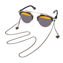 75cm Non-slip Metal Reading Glasses Chain Holder Sunglasses Lanyard Fashion Glasses Holder Strap Outdoor Sports Eyewear Braid 2024 - buy cheap