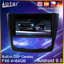 Reproductor Multimedia PX6 para coche, dispositivo con Android 9,0, 64G, DVD, GPS, Radio estéreo, unidad central, para Renault Kadjar 2015-2017 2024 - compra barato