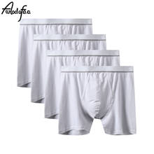 4Pcs/lot Men Cotton Long Boxer Underwear Male Boxers Men Comfortable Panties Underpants Cueca Boxershorts Homme Man Underwear 2024 - buy cheap