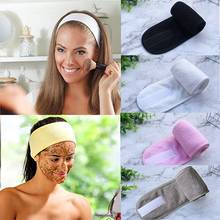 Men And Women Adjustable Facial Hydrotherapy Headscarf Makeup Bath Towel Sports Headscarf Fashion Solid Color Hair Band заколки 2024 - buy cheap