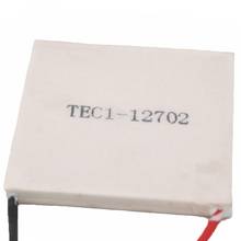 TEC1-12702 40x40mm dissipador de calor termoelétrico refrigerador peltier placa de refrigeração telluride-tipo módulo de refrigeração 2024 - compre barato