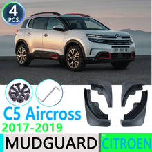 for Citroen C5 Aircross 2017 2018 2019 4PCS Front Rear Car Fender Mudguard Mud Flaps Guard Splash Flap Mudguards Car Accessories 2024 - buy cheap