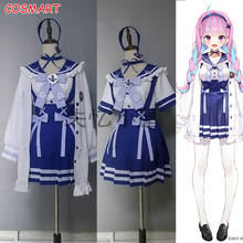 VTuber Hololive Minato Aqua SJ Lovely Dress Uniform Cosplay Costume Halloween Party Outfit For Women Girls 2020 NEW 2024 - buy cheap