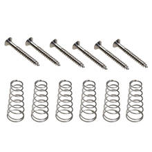 6 Pack GUITAR PICKUP SCREWS SPRINGS For ST ETC Electric Guitar Accessories 2024 - buy cheap