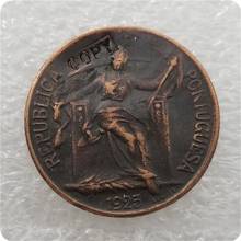 Portugal-50 centavos 1924,1925 moedas cópia moedas comemorativas-medalha réplica de moedas colecionáveis 2024 - compre barato