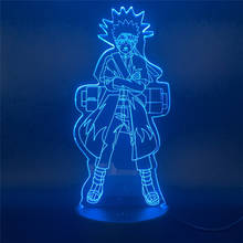 Anime Naruto Uzumaki Naruto Hermit Mode Novelty 3D Light LED Night Lamp Novelty Mutilcolor Children Table Lamp Home Decoration 2024 - buy cheap