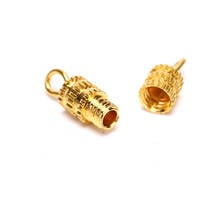 20pcs/set Screw Clasps For Diy Bracelets Connectors For  Cylinder Fasteners Buckle Closed  Jewelry Accessories 2024 - buy cheap