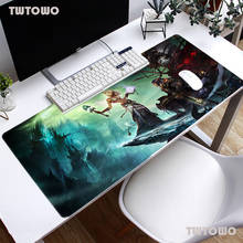 Mousepad grande para jogos, mouse pad para computador velocidade xl, teclado, pc, mouse, tapete para jogos, padmouse para guerra de warcraft 2024 - compre barato