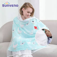 Sunveno-cubiertas de lactancia transpirables, 100% de muselina de algodón, delantal de privacidad para amamantar al aire libre, para alimentar al bebé 2024 - compra barato