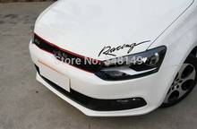 Автомобильный Стайлинг гоночная наклейка для бровей и Наклейка для Volkswagen Skoda Octavia Polo Golf Tiguan Passat B5 Jetta Mk6 30 см * 8 см 2024 - купить недорого