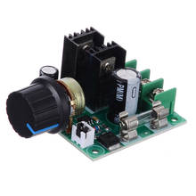 Controlador de velocidad del Motor, regulador de voltaje, interruptor de Control con perilla, controlador de velocidad eléctrico cc 12V-40V 10A PWM 2024 - compra barato