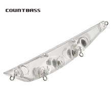 Iscas duras em branco de 120mm, iscas de pesca sem pintura, popper, topwater, wobblers, frete grátis com 10 peças 2024 - compre barato