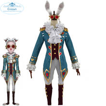 Game Identity V Mr White Rabbit Lawer Freddy Riley Cosplay Costume Fancy Suit Halloween Carnival Party Uniforms Custom Made 2024 - buy cheap