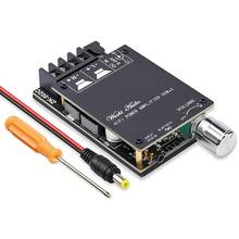 Módulo de placa bluetooth para amplificador, 3.5mm aux + bluetooth 5.0 amp 2 canais 50w + 50w tpa3116d2 placa chip (502c) 2024 - compre barato