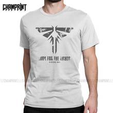 Men's The Last Of Us Firefly T Shirts Ellie Fireflies Joel Tlou Video Game Cotton Tops Short Sleeve Tee Shirt Gift Idea T-Shirts 2024 - buy cheap