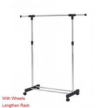 Cabide rack de aço inoxidável conjunto simples pode ser removido quarto mover roupas cabide secagem móveis cabide suporte 2024 - compre barato