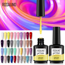 ROSALIND-esmalte en Gel para uñas, barniz híbrido para manicura semipermanente, Base superior, Color puro, 7/15ml 2024 - compra barato