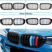 ZEMAR Carbon Fiber/Black Front Bumper Racing Grill Kidney Grilles For BMW X3 F25 X4 F26 10-14 2015 2016 2017 M Power Accessories 2024 - buy cheap