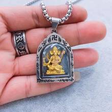 Grecor-budista de bolsillo para viaje, talismán omnipotente Ganesha, riqueza, Dios, Buda, amuleto colgante de tarjeta, $129, al sudeste de Asia y Tailandia 2024 - compra barato