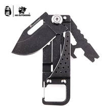 HX OUTDOORS Gemini.Tactical Folding Blade Multifunction Knives 5CR15MOV Stainless Steel Pocket Knife Outdoor EDC Tools 2024 - buy cheap