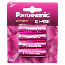 Panasonic-pilas alcalinas AA de 1,5 V, pila seca para juguetes de Control remoto, no recargables, paquete de 4 unids/lote, 10 paquetes 2024 - compra barato