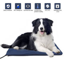 Heating Pads for Pet Dog Cat Electric Winter Warm Carpet for Animals Pet Waterproof Heater Mat Carpet Heated Pad 65x40cm 2024 - buy cheap