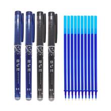 2+10Pcs Erasable Refill Set 0.5mm Blue Black Ink Magic Ballpoint Pen Refill Washable for School Office Stationery Writing Tools 2024 - buy cheap