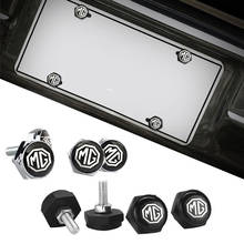 Tornillos de marco para placa de matrícula de coche, decoración Exterior de garaje para MG Logo Trophy MG3 MG5 TF ZR ZS GS GT HS MG6 MG7 Morris, 4 Uds. 2024 - compra barato