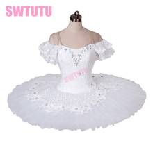 Branco cisne lago ballet tutu branco profissional tutu ballet estágios trajes clássico tutu para meninas bt9001 2024 - compre barato